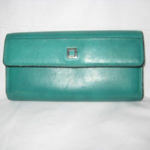 Women's Lodis Green Wallet